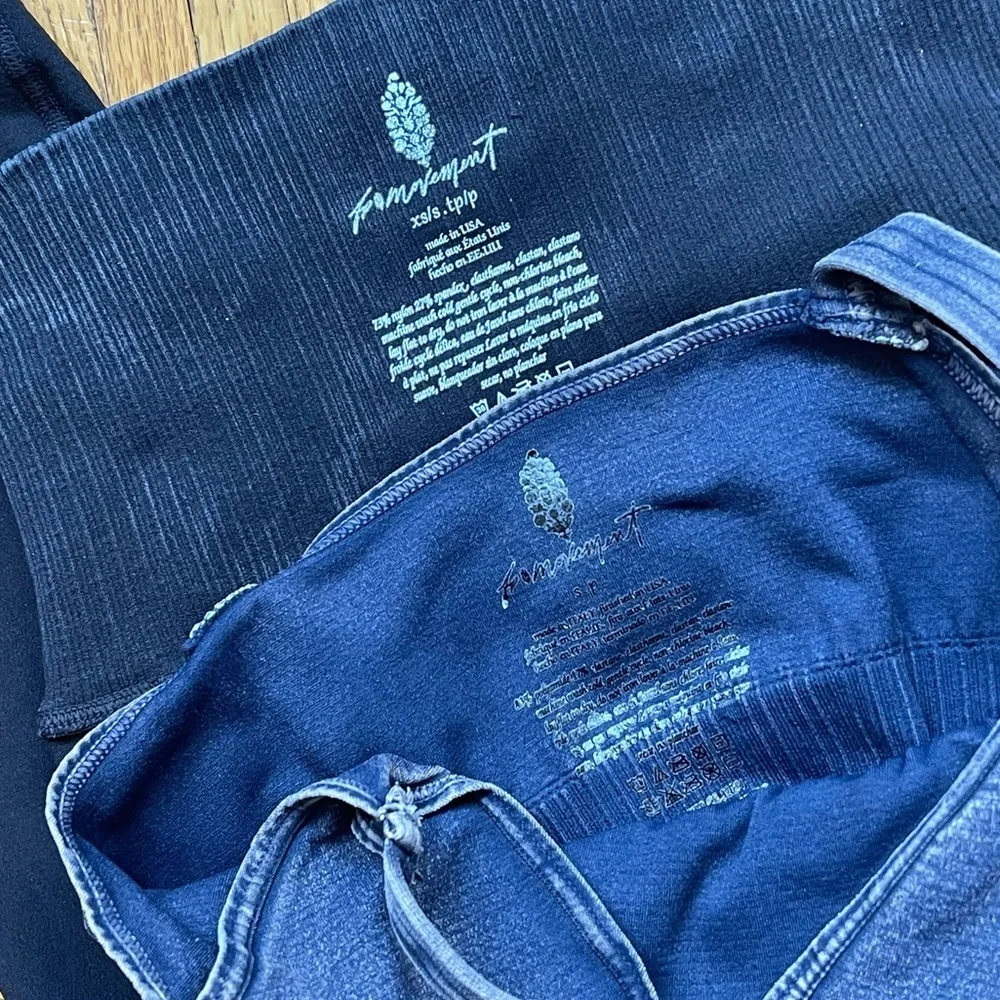 Free People Good Karma Leggings & FP Good Karma Crop Top Size XS NWOT - Picture 7 of 14